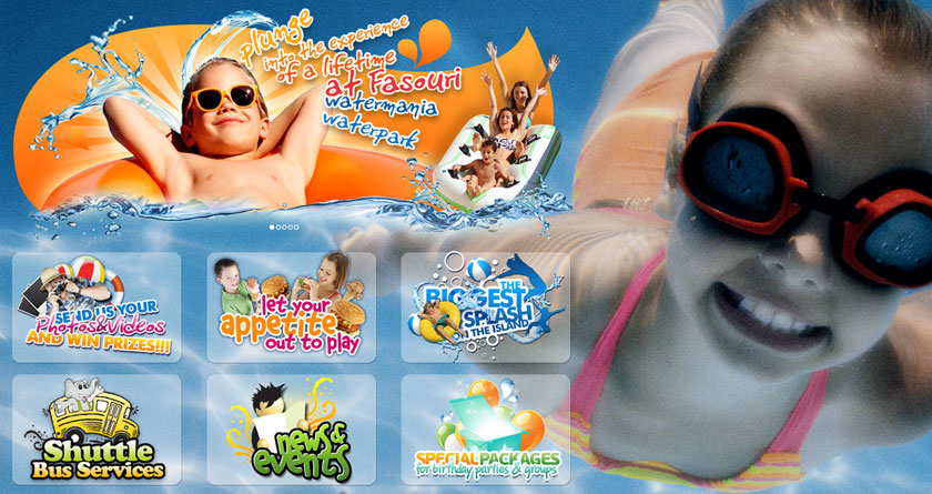 Fasouri Watermania Waterpark Gets The Most Exciting Website Redesign!